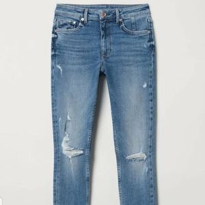H & M slim ankle regular waist jeans